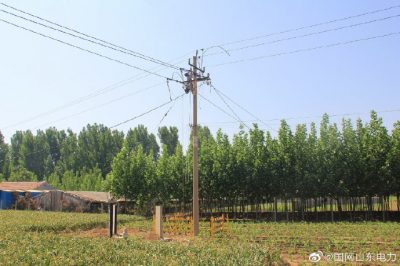 莱芜供电公司线路升级改造 助力乡村建设