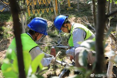 山东电力：线路让道住宅小区助百姓安居