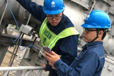 渭南供电公司在带电检测劳动竞赛