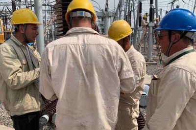江苏省送变电有限公司进行220千伏区域的停电改造