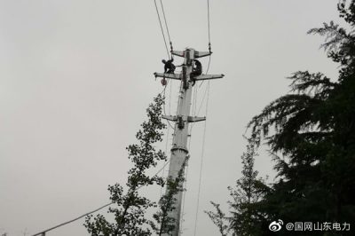 改造主干线为乡村电网架设双电源