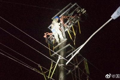 110千伏响水岩变电站开展零点抢修作业，恢复三条线路安全稳定供电