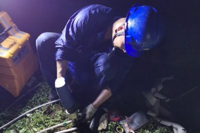 泸州供电公司调集200米备用电缆抢修干线电缆短路事故