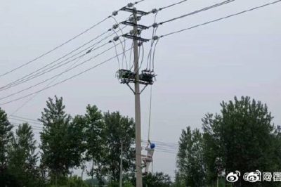 宿迁泗阳供电公司完成抢修10kV文开线故障跳闸断电，恢复供电正常