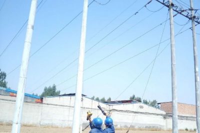 安平县供电公司对重要输电线路进行远红外测温和局放检测
