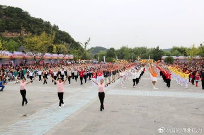 宜昌供电公司保电第二届全国农民广场舞大赛