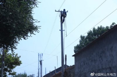 平原县供电公司0.4千伏王佩于台区进行改造