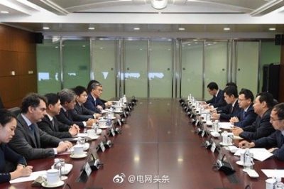 国家电网董事长会见桑坦德集团首席执行官：进一步深化合作 服务“一带一路”建设