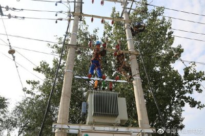 西鸭村400千伏安变压器安装