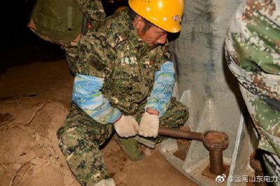 110千伏石河变电站双T接工程正式开工