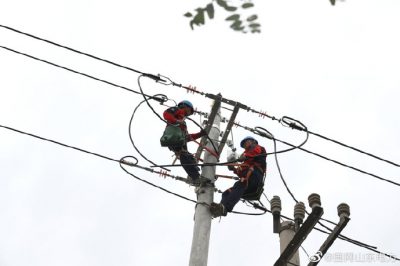 东营区供电公司改造10千伏王岗线