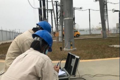 500千伏三汊湾变进行试验收尾工作