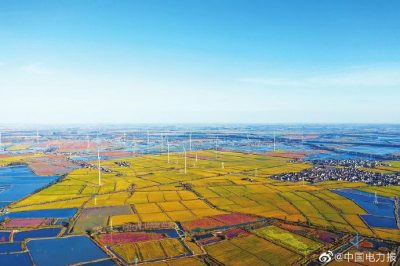 国内最高风电机组并入江苏电网