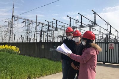 泰州柴墟变电站新建工程可研踏勘收资工作