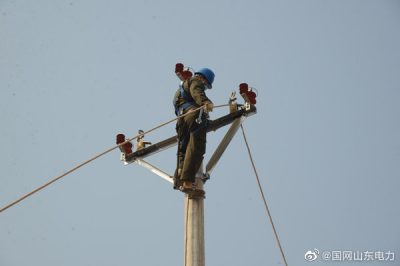 招贤镇岳家春生村开展10千伏线路升级改造