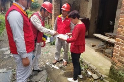 潘家埠供电所开展电气火灾专项整治活动