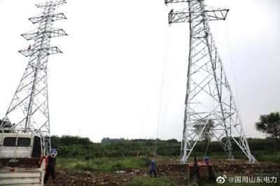 塔上塔下齐用力 配出线路全加速