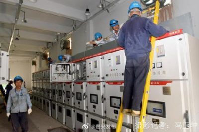 在嘉兴市秀洲国家高新区一家企业配电房安装施工
