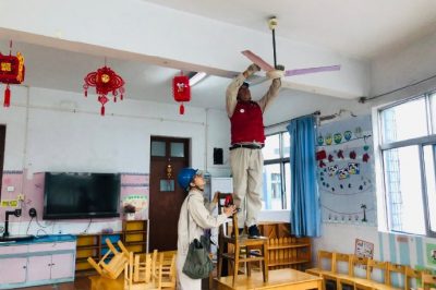 用电检查进校园 确保开学季用电无忧