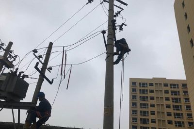 进行户表改造后的三相丝具更换