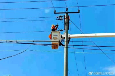 到马格庄2号台区10千伏郭家线和马格庄支线10号杆接引线