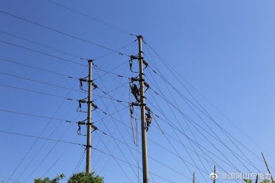 在35千伏电高线35号杆处发现线夹发热缺陷