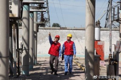 到35千伏杜固变电站进行设备巡视消缺