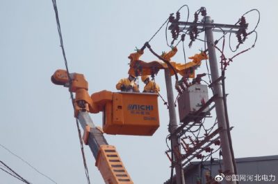景镇线5615路分支进行带点作业安装PK担