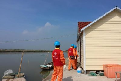 养殖场塘用电负荷过大导致表计烧坏