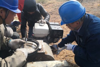 750千伏配套送出工程1211#-1212#不停电跨越500千伏锦忻Ⅱ线四级风险作业开始施工