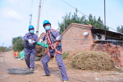 对10千伏崔联5417线进行线路改造