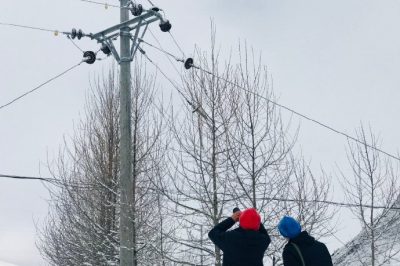 重点巡视杆塔、线路设备覆雪等情况