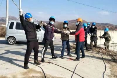完成11.4千米线路安装和负荷切割任务，优化了电网结构
