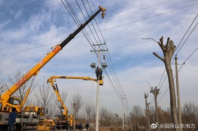 在110千伏陶家站10千伏小孙线30号杆加装智能分界开关两台