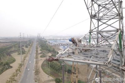 110千伏线路和一条220千伏线路上安装各类传感器647个
