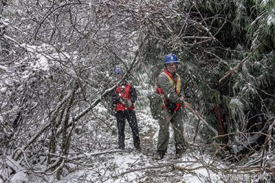 110千伏涛中线连接涪陵白涛变电站和武隆中堡湾变电站