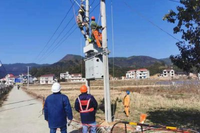 对10千伏竹坪316线猫公场台区新增铺点