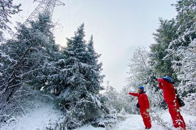 从容应对冰雪季 踏雪巡检保供电