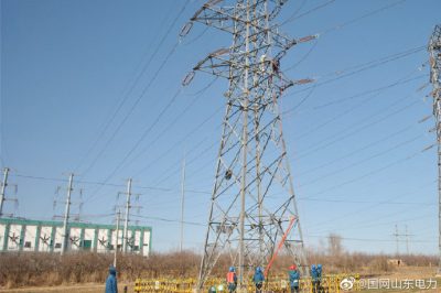 发现110千伏招邹线2号塔A相大号侧引流线夹发热